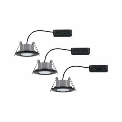 Paulmann 99991 - SET 3xLED/6W IP65 Badkamer inbouwverlichting CALLA 230V