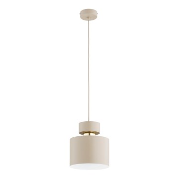Pendellamp aan kabel ASLI 1xE27/15W/230V beige