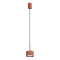 Pendellamp aan kabel AURA 1xGX53/10W/230V rood