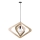 Pendellamp aan kabel ROXIE 1xE27/15W/230V bruin
