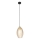 Pendellamp aan kabel SEBO 1xE27/15W/230V zwart/rookbeige