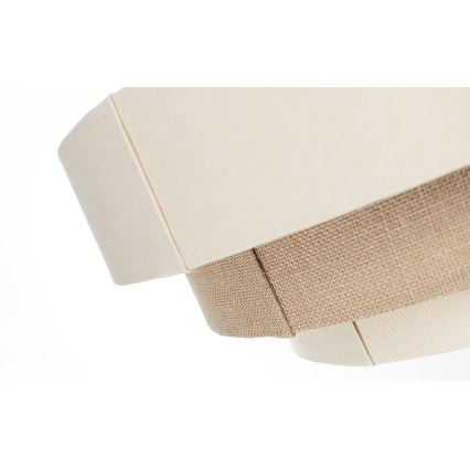 Pendellamp aan kabel TRINITI 1x E27/60W/230V Ø 40 cm crème/beige