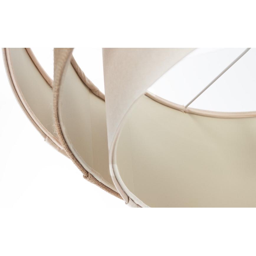 Pendellamp aan kabel TRINITI 1x E27/60W/230V Ø 40 cm crème/beige