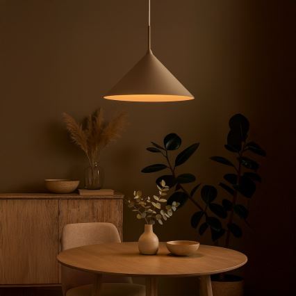 Pendellamp aan snoer CAPITAL 1xGX53/15W/230V Ø 46 cm beige