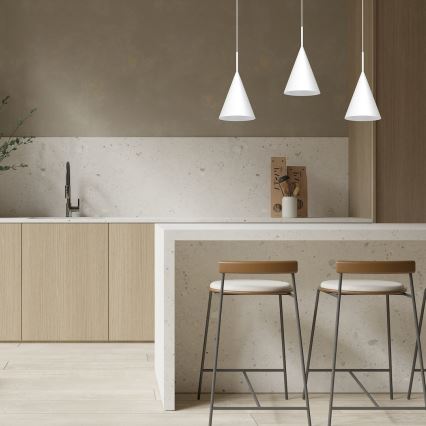 Pendellamp CAPITAL aan kabel 1xGX53/15W/230V Ø 17 cm wit