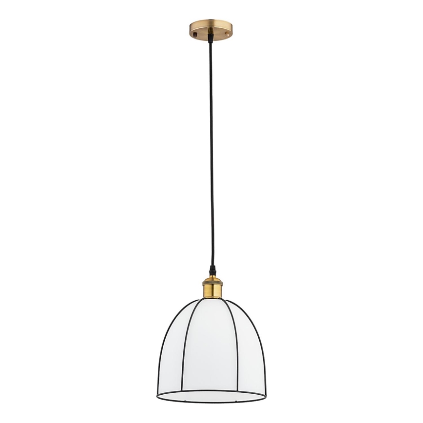 Pendellamp DAVE met kabel 1xE27/15W/230V, goud/zwart