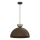 Pendellamp met kabel NEVIS 1xE27/15W/230V Ø 38 cm bruin