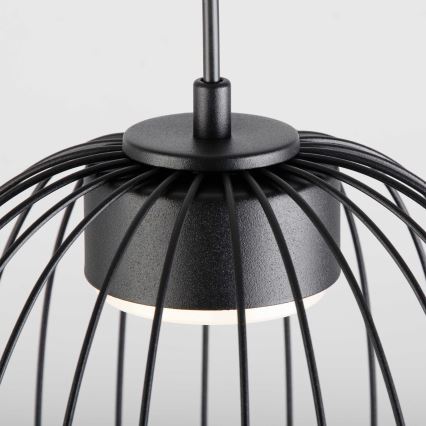 Pendellamp met kabel OVELLA 1x GX53/10W/230V Ø 25 cm zwart