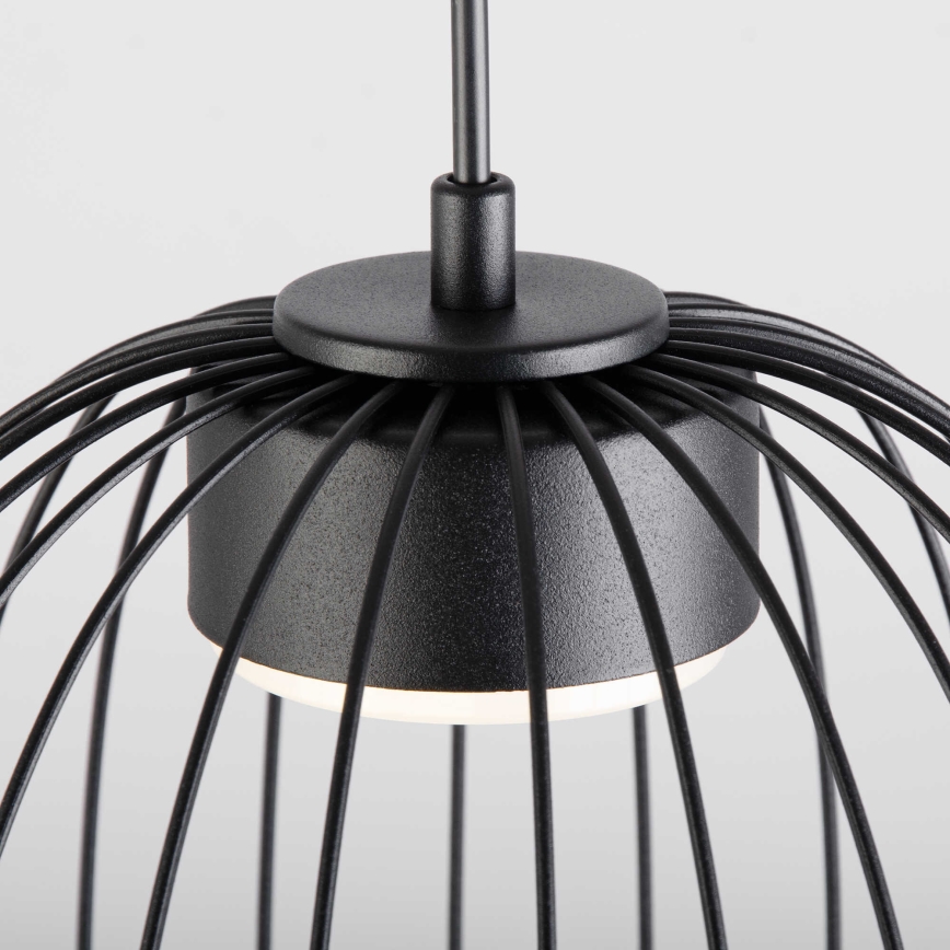 Pendellamp met kabel OVELLA 1x GX53/10W/230V Ø 25 cm zwart