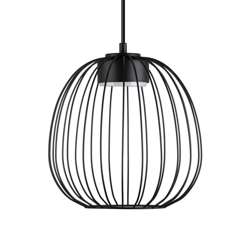 Pendellamp met kabel OVELLA 1x GX53/10W/230V Ø 25 cm zwart