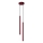 Pendellamp met kabel PASTELO 2xG9/8W/230V rood