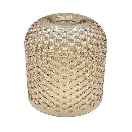 Pendellamp met kabel ROCCO 1xE27/15W/230V goud/gerookt beige