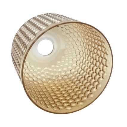 Pendellamp met kabel ROCCO 1xE27/15W/230V goud/gerookt beige