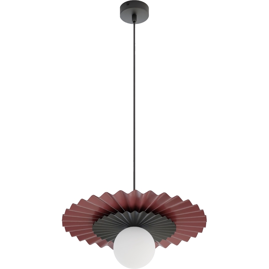 Pendellamp met kabel UMBRA 1xG9/8W/230V zwart/rood
