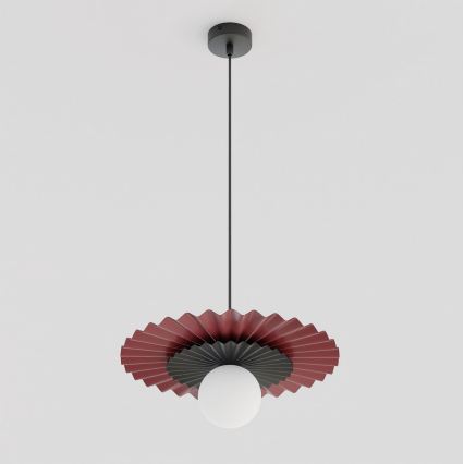Pendellamp met kabel UMBRA 1xG9/8W/230V zwart/rood