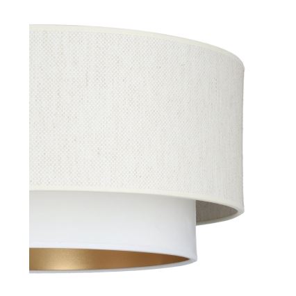 Pendellamp met snoer NATIA 1xE27/60W/230V Ø 45 cm wit