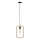 Pendellamp OSTOR met kabel 1xE27/40W/230V beige/zwart