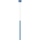 Pendellamp PASTELO met kabel, 1xG9/8W/230V, blauw