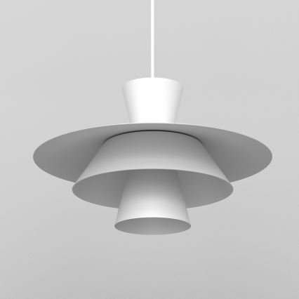 Pendellamp PLATO met kabel 1xE27/15W/230V wit