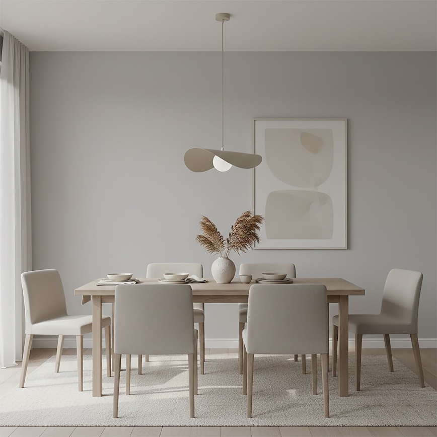 Pendellamp RITUAL met kabel 1xG9/8W/230V beige
