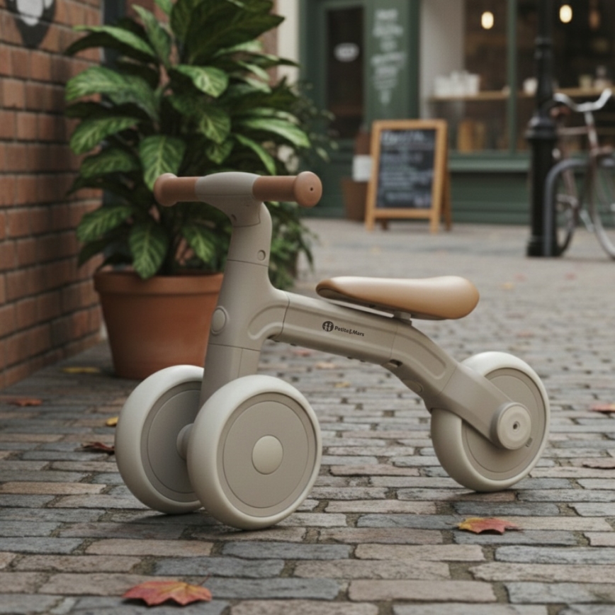 PETITE&MARS - 3-in-1 kinderloopfiets BINGO ivoorwit