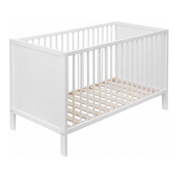 PETITE&MARS - 3-in-1 ledikant MILA 120x60 cm wit/beuk