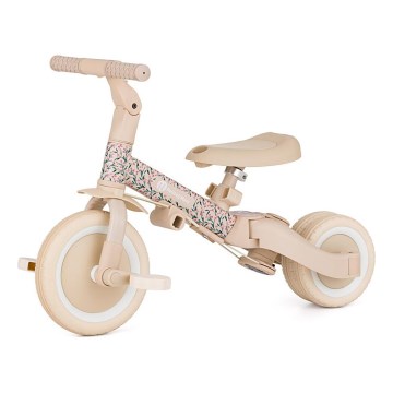 PETITE&MARS - 5-in-1 kinderdriewieler TURBO LIMITED Pink Meadow