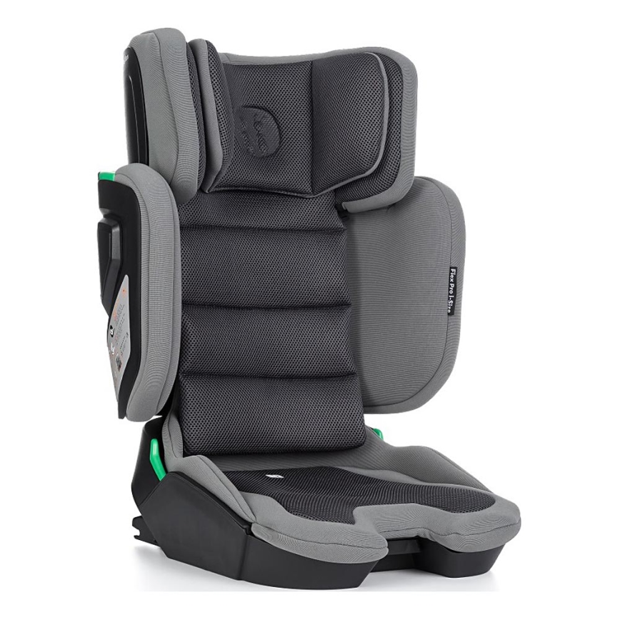 PETITE&MARS - Autostoel FLEX PRO i-Maat 100-150 cm (15-36 kg) grijs