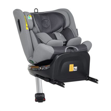 PETITE&MARS - Autostoel TWISTGUARD PRO i-Maat 40-150 cm (0-36 kg) grijs