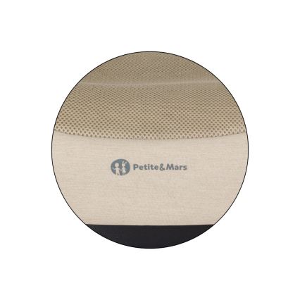 PETITE&MARS - Zitverhoger OPTIMUS PRO i-Size Air 125-150 cm (22-36 kg) beige