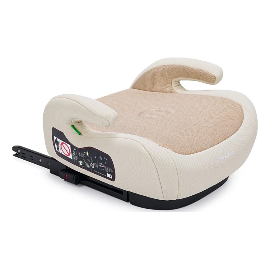 PETITE&MARS - Autoverhoger stoel OPTIMUS PRO i-Maat 125-150 cm (22-36 kg) beige