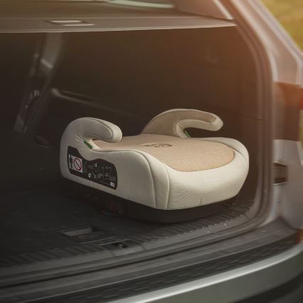 PETITE&MARS - Autoverhoger stoel OPTIMUS PRO i-Maat 125-150 cm (22-36 kg) beige