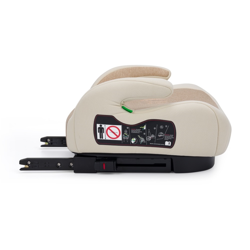 PETITE&MARS - Autoverhoger stoel OPTIMUS PRO i-Maat 125-150 cm (22-36 kg) beige