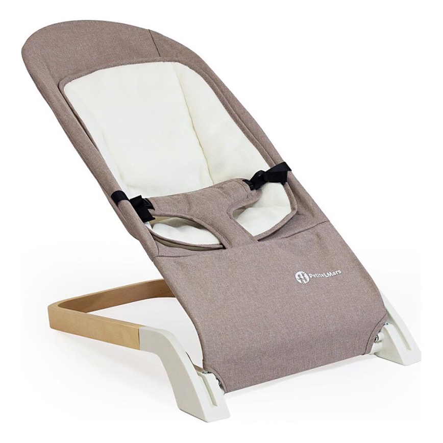 PETITE&MARS - Baby ligstoel CALMY bruin