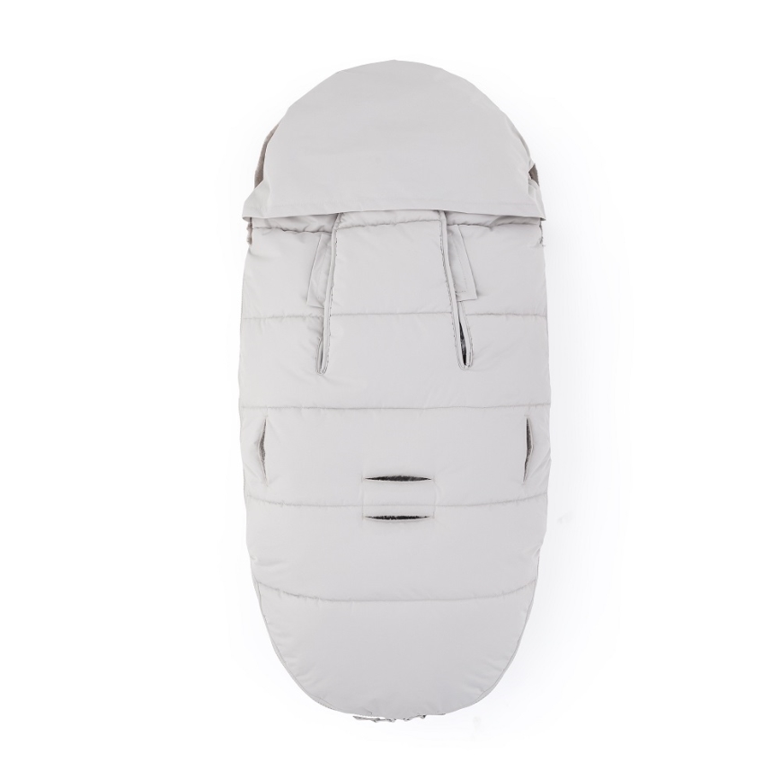 PETITE&MARS - Baby voetenzak 4in1 COMFY Champagne Shower zilver