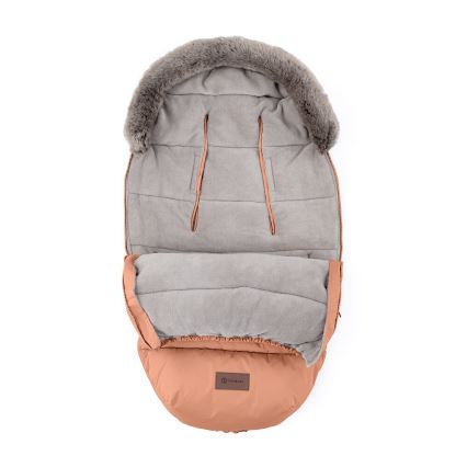 PETITE&MARS - Baby voetenzak 4in1 COMFY Pastel Peach oranje