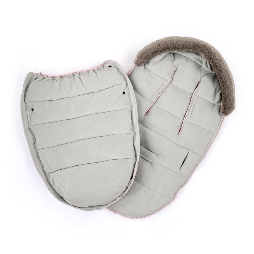 PETITE&MARS - Baby voetenzak 4in1 COMFY Pastel Peach oranje