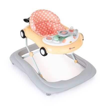 PETITE&MARS - Baby wandelaar met een melodie CABRIO 2xAA oranje
