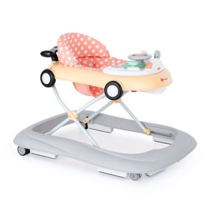 PETITE&MARS - Baby wandelaar met een melodie CABRIO 2xAA oranje