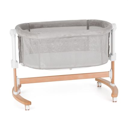 PETITE&MARS - Baby wieg 2in1 GLORY grijs