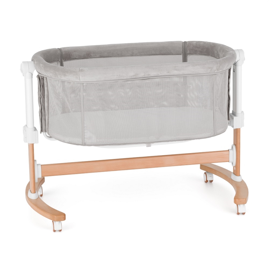 PETITE&MARS - Baby wieg 2in1 GLORY grijs