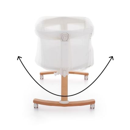 PETITE&MARS - Baby wieg 2in1 GLORY grijs