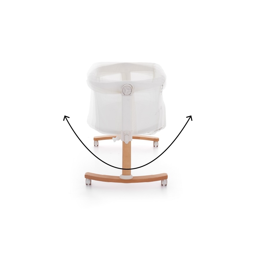 PETITE&MARS - Baby wieg 2in1 GLORY grijs