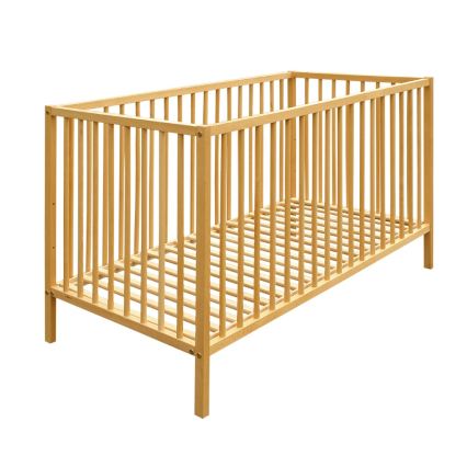 PETITE&MARS - Babybedje NELA BEECH 120x60 cm beuk
