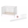 PETITE&MARS - Babybedje + veiligheidsrail NELA BEECH 120x60 cm wit/beuk