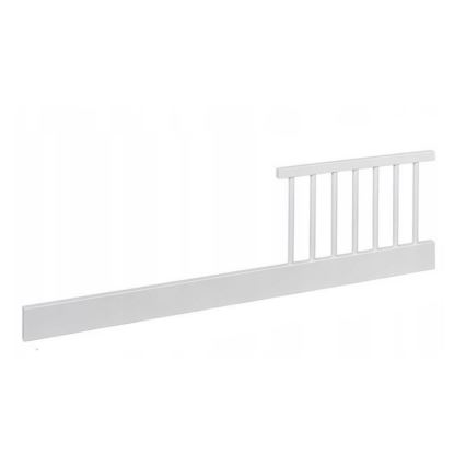 PETITE&MARS - Babybedje + veiligheidsrail NELA BEECH 120x60 cm wit/beuk