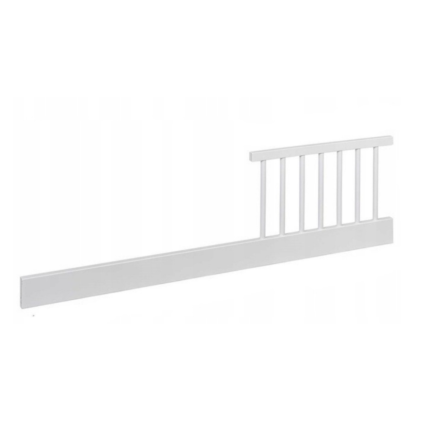 PETITE&MARS - Babybedje + veiligheidsrail NELA BEECH 120x60 cm wit/beuk