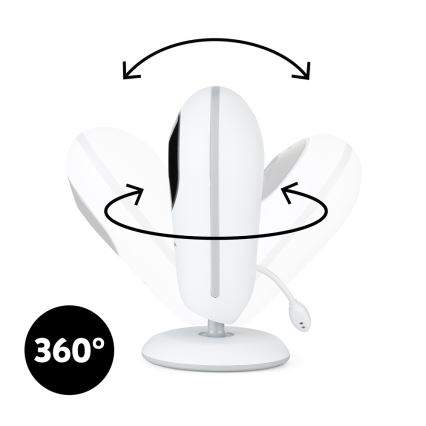 PETITE&MARS - Babyfoon met monitor NANO 4.0 3,7V 1760 mAh