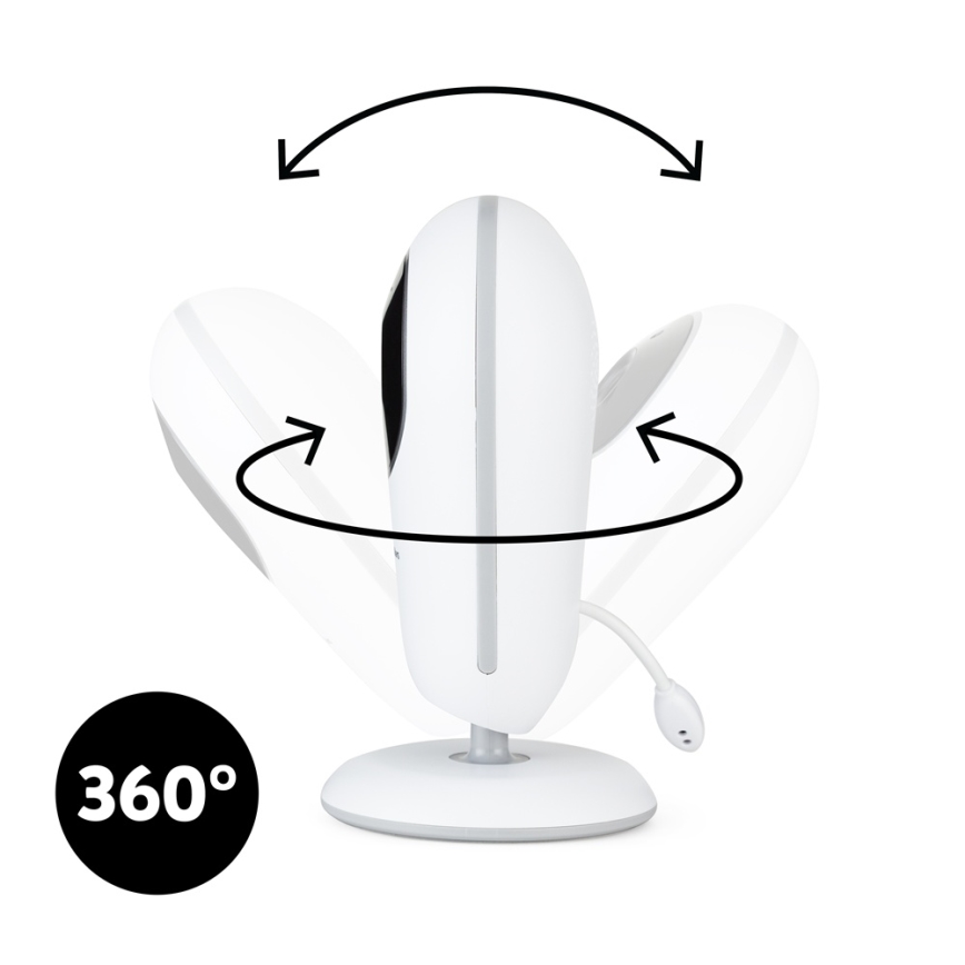 PETITE&MARS - Babyfoon met monitor NANO 4.0 3,7V 1760 mAh