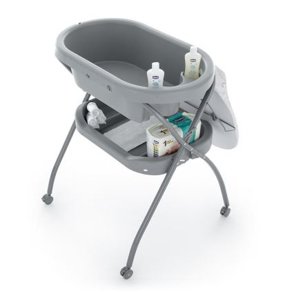 PETITE&MARS - Commode met een bad SPA 3in1 grijs